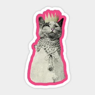 Queen Cat Sticker